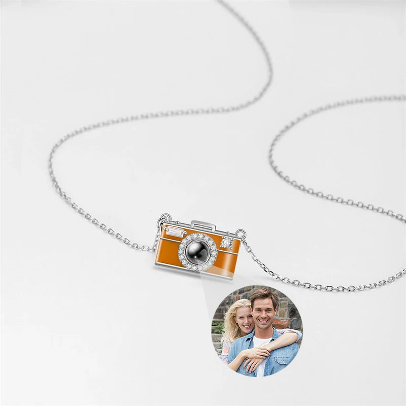 Custom Photo Projection Necklace