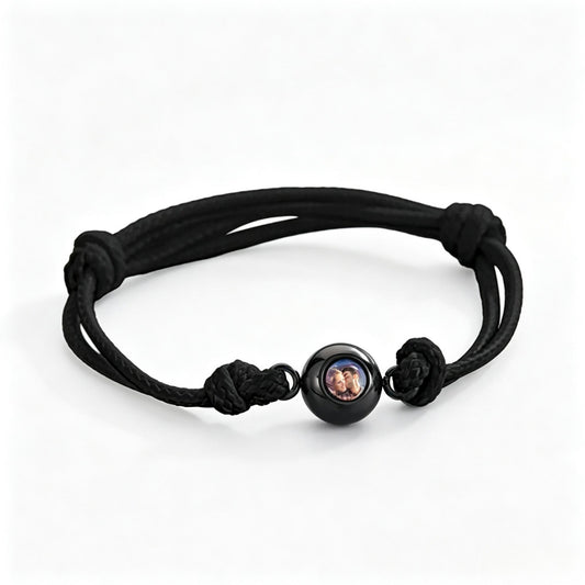 Custom Photo Projection Rope Bracelet