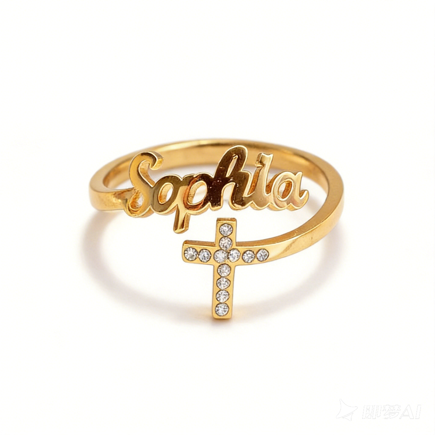 Name Cross Ring