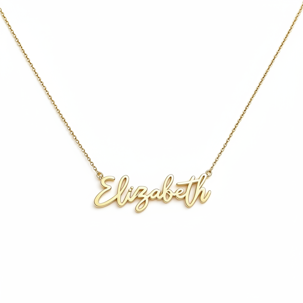 Personalized Name Necklace clearer product photo